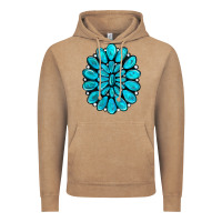 Vintage Coffee turquoise gemstone jewelny Vintage Hoodie - RanaPortraitStore
