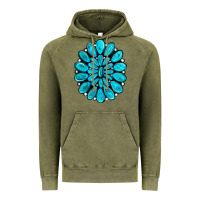 Vintage Olive turquoise gemstone jewelny Vintage Hoodie - RanaPortraitStore