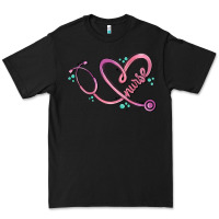 Black nurse heart Premium Tee - MaliasSmallBusiness
