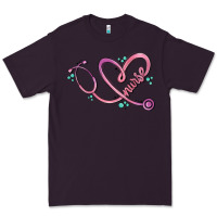 Plum nurse heart Premium Tee - MaliasSmallBusiness