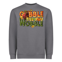 Storm Gobble till you wobble turkey thanksgiving Heavyweight Sweatshirt - NancyCooperArtShop