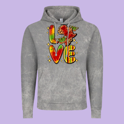 Love Juneteenth Vintage Hoodie Designed By Lillyallendesigns