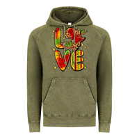Vintage Olive love juneteenth Vintage Hoodie - LillyAllenDesigns