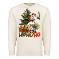 Sandshell Ho Ho Ho Christmas Gnome Premium Sweatshirt - BundleAndBundleShop