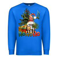 True Royal Ho Ho Ho Christmas Gnome Premium Sweatshirt - BundleAndBundleShop