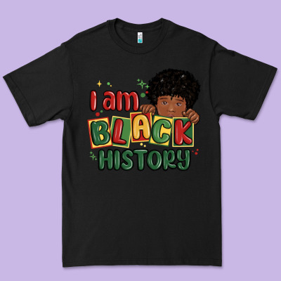 I Am Black History Black Boy Premium Tee Designed By Maliassmallbusiness
