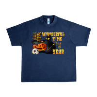 Navy wonderful time of the year halloween Urban Heavy Tee - LillyAllenDesigns