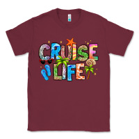 Burgundy cruise life Classic Tee - LillyAllenDesigns