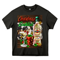 Asphalt christmas cocktail martini  air freshener Heavy Core Tee - AdoDesignShop