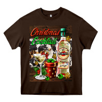 Chocolate Brown christmas cocktail martini  air freshener Heavy Core Tee - AdoDesignShop
