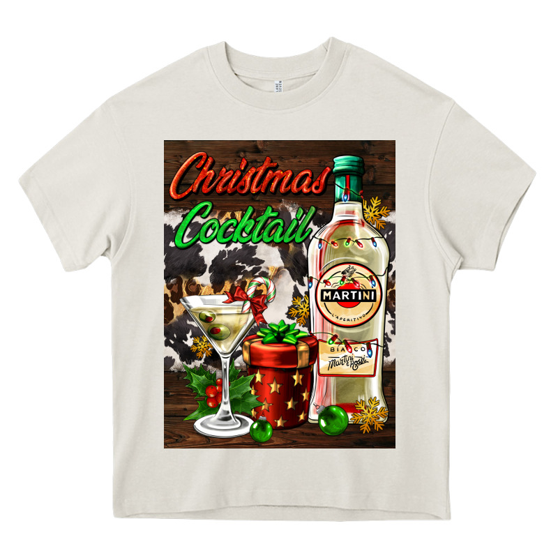 Christmas Cocktail Martini  Air Freshener Heavy Core Tee by AdoDesignShop | Teevron