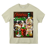 Mossy christmas cocktail martini  air freshener Heavy Core Tee - AdoDesignShop