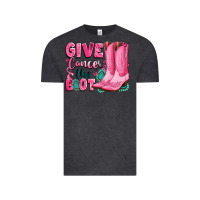 Vintage Black give cancer the boot Vintage Tee - LillyAllenDesigns