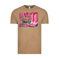 Vintage Coffee give cancer the boot Vintage Tee - LillyAllenDesigns