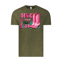 Vintage Olive give cancer the boot Vintage Tee - LillyAllenDesigns