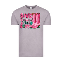 Vintage Zinc give cancer the boot Vintage Tee - LillyAllenDesigns