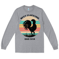 Heather Grey Best Clucking Dad Ever Long Sleeve Tee - Bettercallsaul
