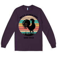 Plum Best Clucking Dad Ever Long Sleeve Tee - Bettercallsaul