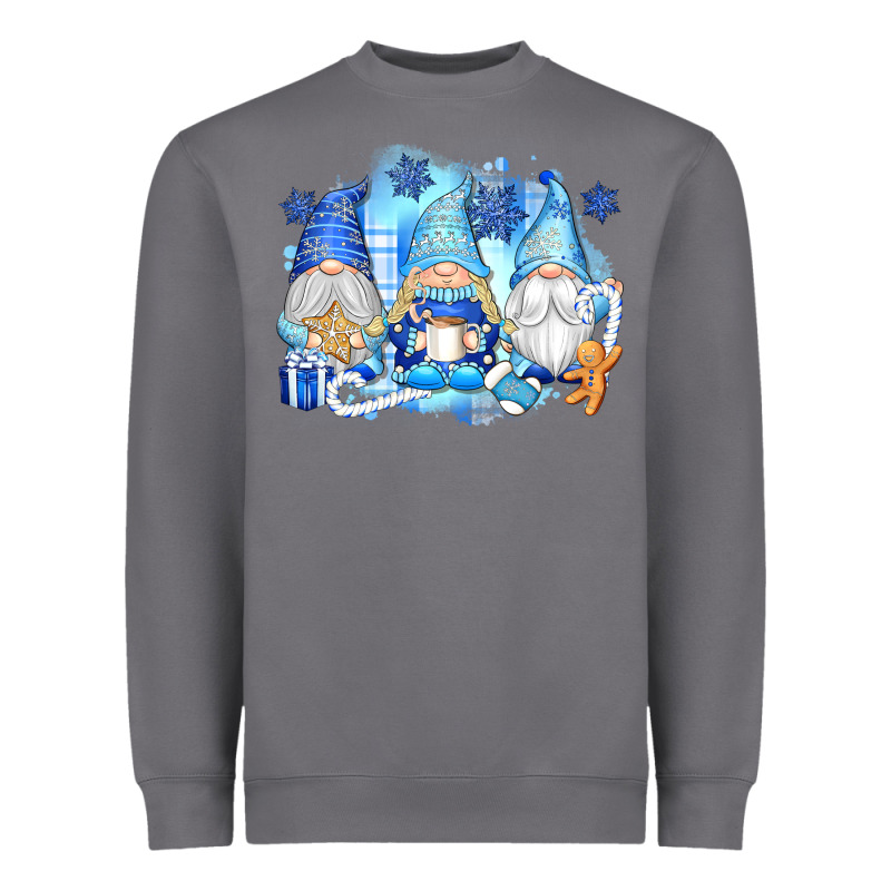 Snowman Gnome Heavyweight Sweatshirt by texasbilliewilder | Teevron