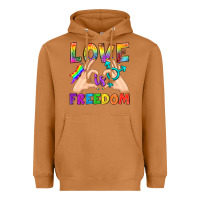 Meerkat Love Is Freedom Heavyweight Hoodie - BundleAndBundleShop