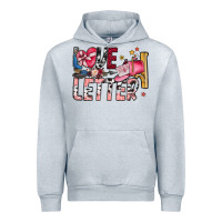 Heather Grey Love Letter Urban Hoodie - SublimationCraftShop