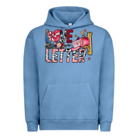 Pigment Pebble Blue Love Letter Urban Hoodie - SublimationCraftShop