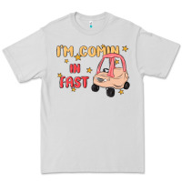 Dove Grey i'm comin in fast Premium Tee - MaliasSmallBusiness