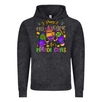 Vintage Black i paused my game for mardi gras Vintage Hoodie - LillyAllenDesigns