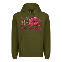 Army Green you blow me away olivia Premium Hoodie - OliviaCreatesArt