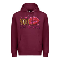 Burgundy you blow me away olivia Premium Hoodie - OliviaCreatesArt