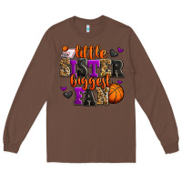 Chestnut little sister biggest fan basketball Long Sleeve Tee - Jasminsmagicworld