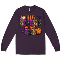 Plum little sister biggest fan basketball Long Sleeve Tee - Jasminsmagicworld