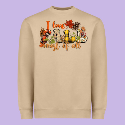 I Love Fall Most Of Fall Heavyweight Sweatshirt Designed By Nancycooperartshop