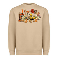 Mushroom I love Fall most of Fall Heavyweight Sweatshirt - NancyCooperArtShop