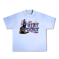 Grape Ice Stay Spooky With Black Cat Urban Heavy Tee - LillyAllenDesigns