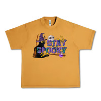 Peanut Butter Stay Spooky With Black Cat Urban Heavy Tee - LillyAllenDesigns