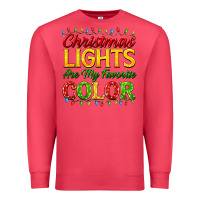 Cardinal christmas lights are my favorite color Premium Sweatshirt - FaDigitalArtStudio