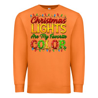 Carrot christmas lights are my favorite color Premium Sweatshirt - FaDigitalArtStudio