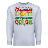 Heather Grey christmas lights are my favorite color Premium Sweatshirt - FaDigitalArtStudio