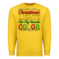 Lemon christmas lights are my favorite color Premium Sweatshirt - FaDigitalArtStudio