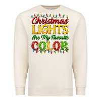 Sandshell christmas lights are my favorite color Premium Sweatshirt - FaDigitalArtStudio