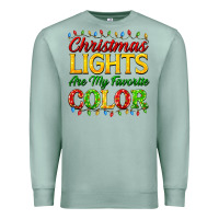 Seafoam christmas lights are my favorite color Premium Sweatshirt - FaDigitalArtStudio