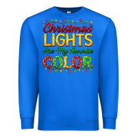 True Royal christmas lights are my favorite color Premium Sweatshirt - FaDigitalArtStudio