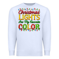 White christmas lights are my favorite color Premium Sweatshirt - FaDigitalArtStudio