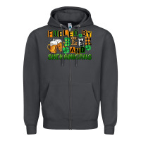 Smoke fueled by beer and shenanigans Zipper Hoodie - CowGirlArtShop