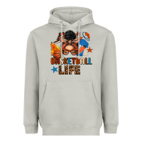 Moon Dust basketball life messy bun Heavyweight Hoodie - FaDigitalArtStudio