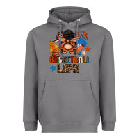 Storm basketball life messy bun Heavyweight Hoodie - FaDigitalArtStudio