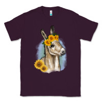 Plum Sunflower Baby Donkey Classic Tee - RanaPortraitStore