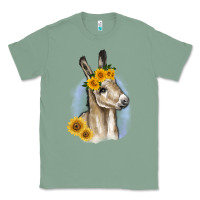 Sage Sunflower Baby Donkey Classic Tee - RanaPortraitStore