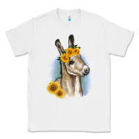 White Sunflower Baby Donkey Classic Tee - RanaPortraitStore